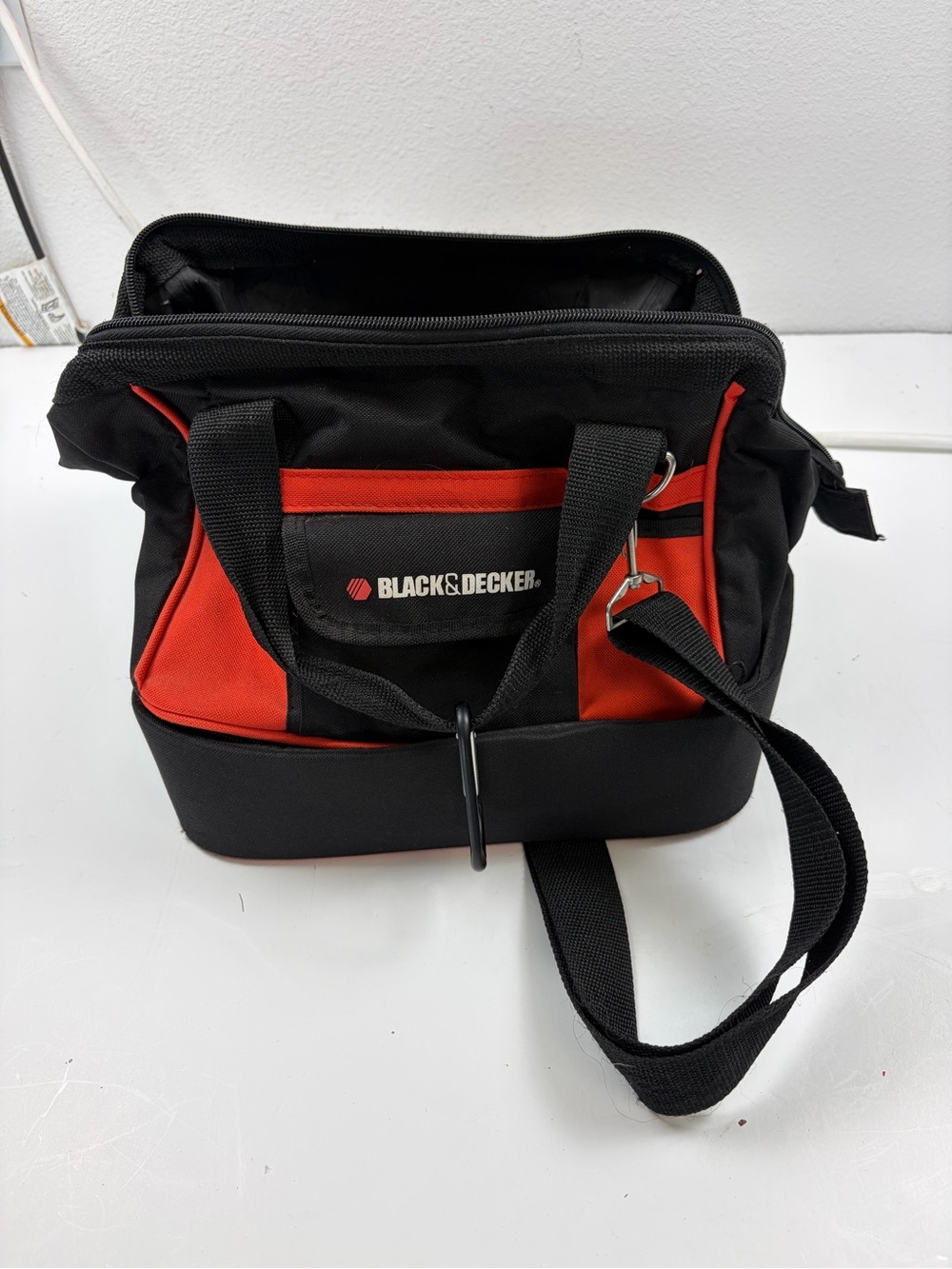 Black & Decker Black and Red Toiletry/Tool Organizer Bag